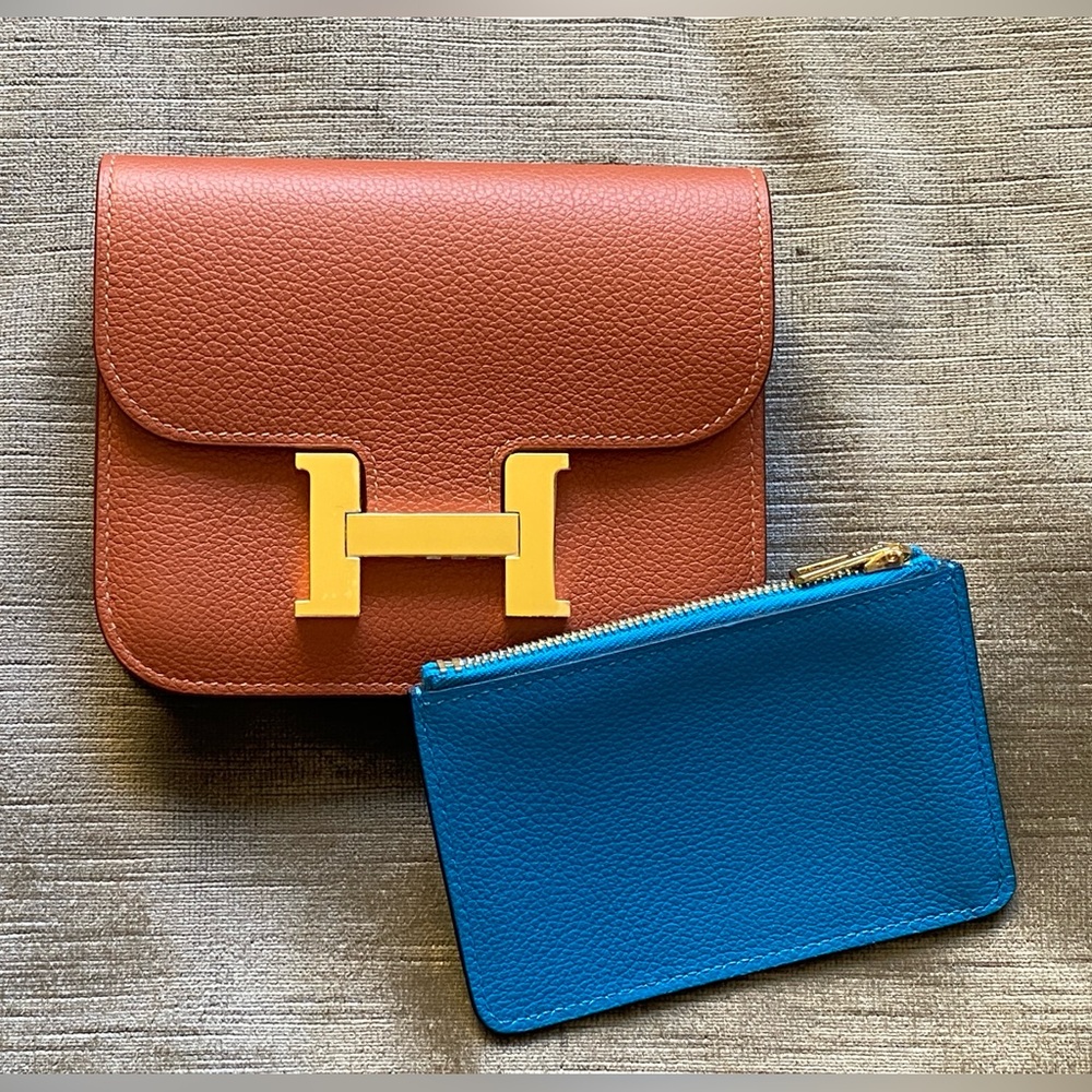 ✨BRANDNEW✨💯%AUTHENTIC HERMES CONSTANCE SLIM WALLET.